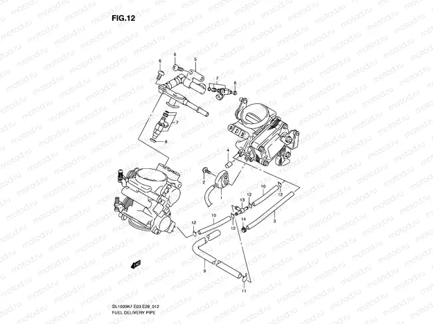 12 - FUEL DELIVERY PIPE