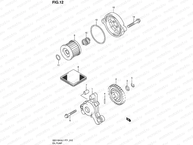 12 - OIL PUMP