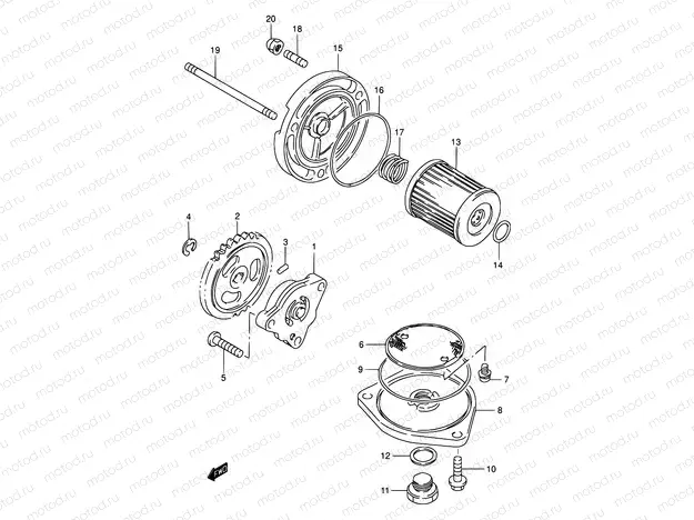 12 - OIL PUMP