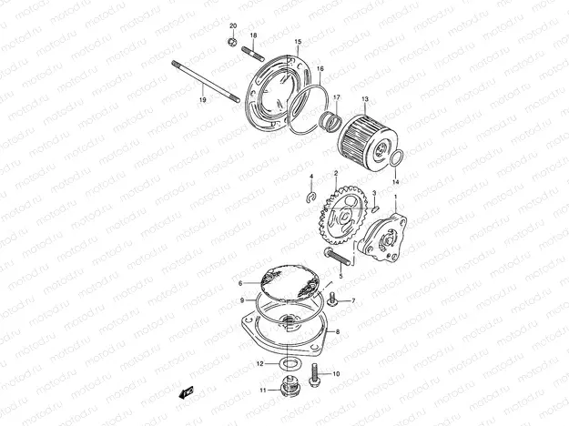 12 - OIL PUMP