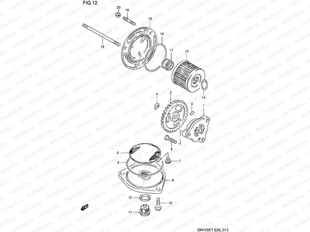 12 - OIL PUMP