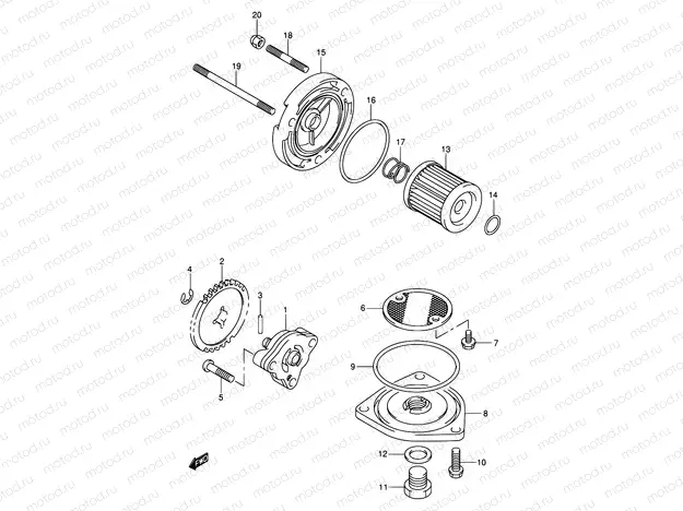 12 - OIL PUMP