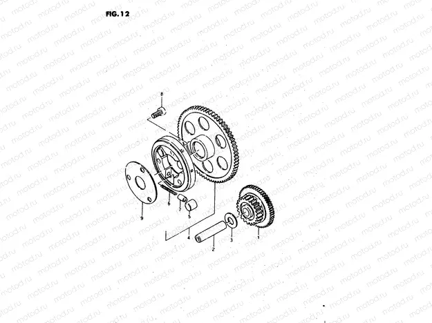12 - STARTER CLUTCH