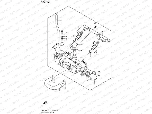 12 - THROTTLE BODY