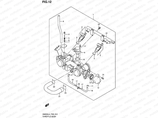 12 - THROTTLE BODY