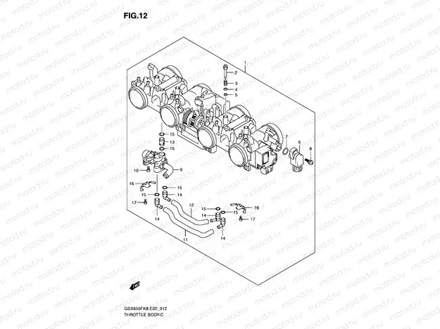 12 - THROTTLE BODY