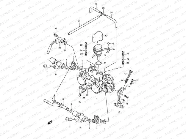 12 - THROTTLE BODY