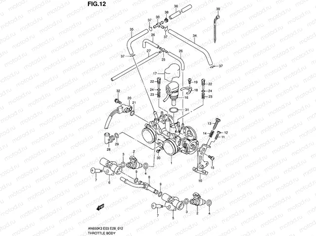 12 - THROTTLE BODY