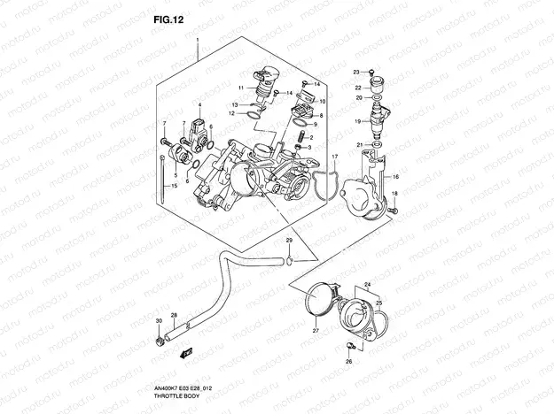 12 - THROTTLE BODY