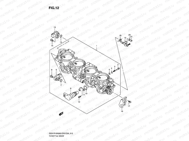 12 - THROTTLE BODY