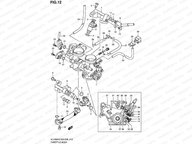 12 - THROTTLE BODY