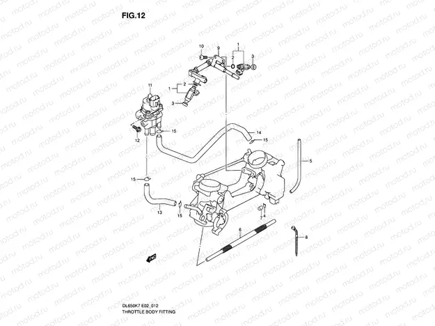 12 - THROTTLE BODY FITTING