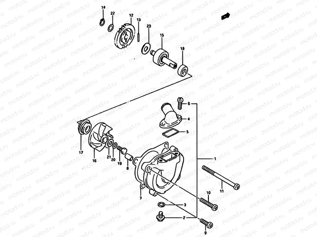 12 - WATER PUMP