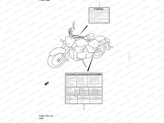 120 - LABEL (VL800L1 E02)
