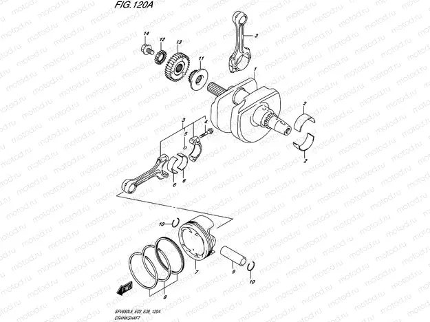 120A - CRANKSHAFT