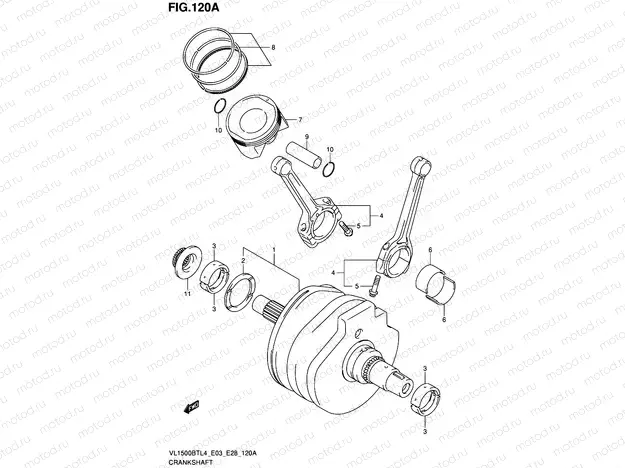 120A - CRANKSHAFT