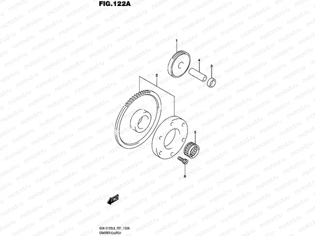 122A - STARTER CLUTCH