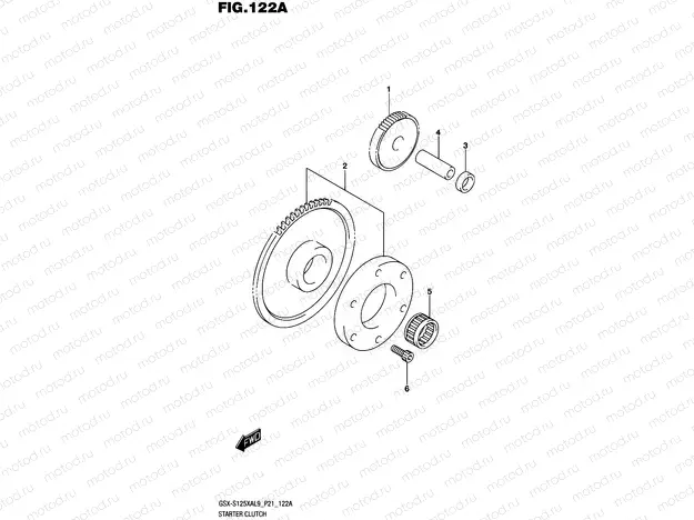 122A - STARTER CLUTCH