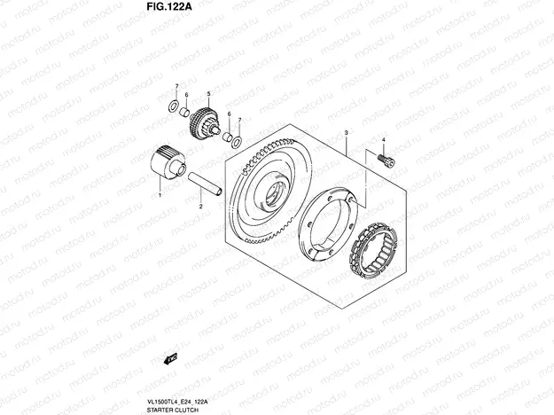 122A - STARTER CLUTCH
