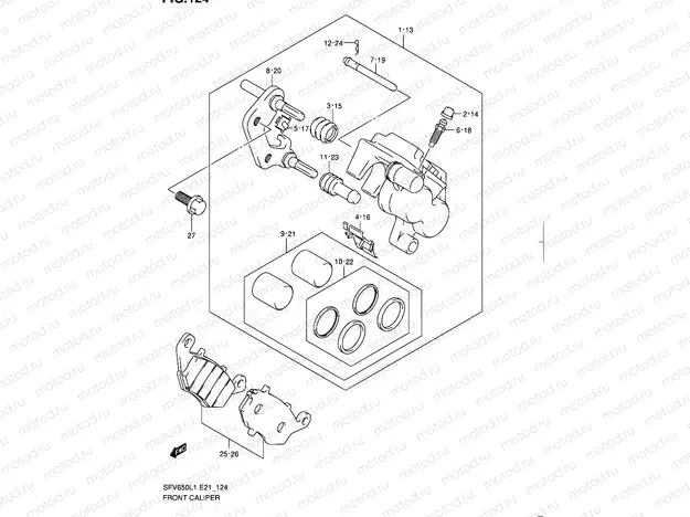 124 - FRONT CALIPER