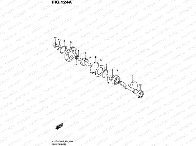 124A - CRANK BALANCER
