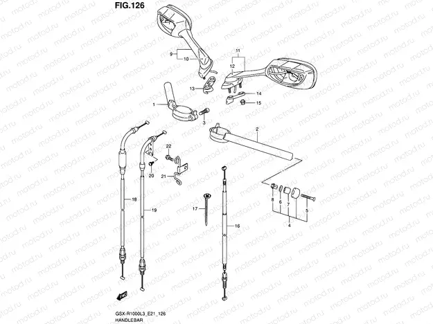 126 - HANDLEBAR