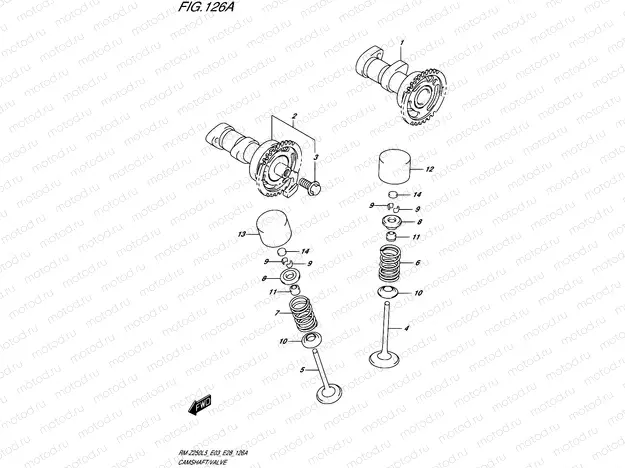 126A - CAMSHAFT/VALVE