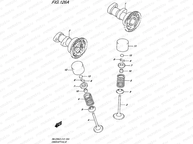126A - CAMSHAFT/VALVE