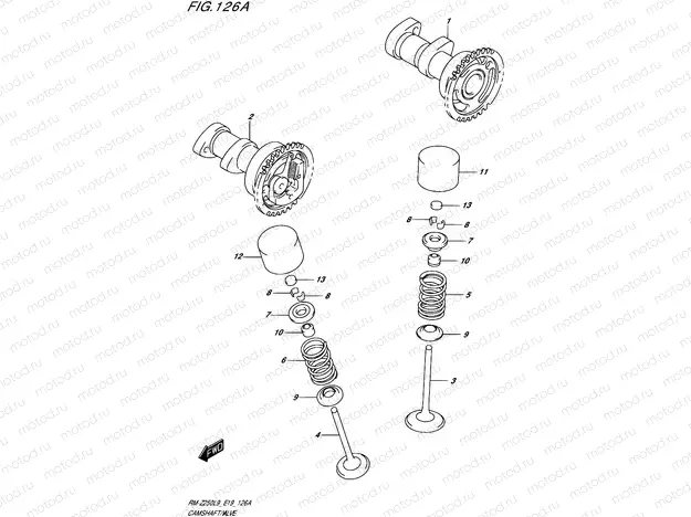 126A - CAMSHAFT/VALVE