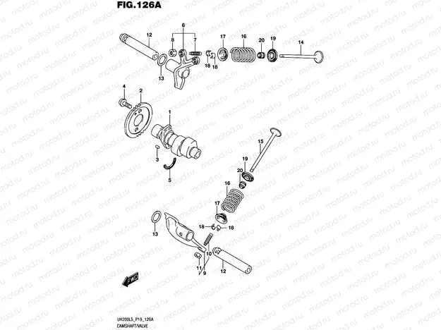 126A - CAMSHAFT/VALVE