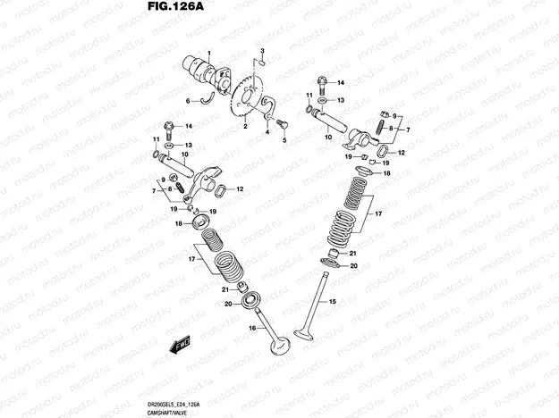 126A - CAMSHAFT/VALVE
