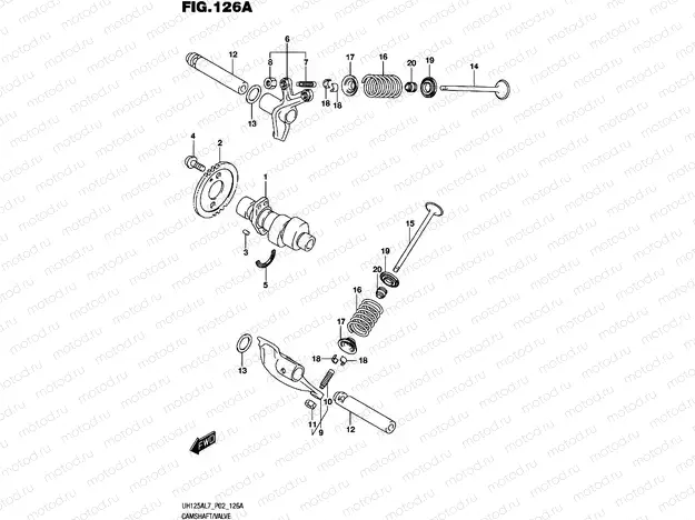 126A - CAMSHAFT/VALVE