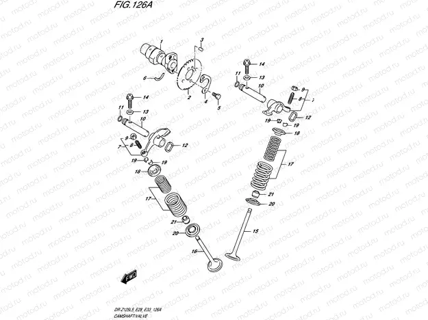 126A - CAMSHAFT/VALVE