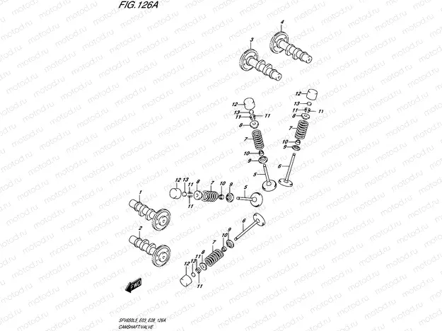 126A - CAMSHAFT/VALVE