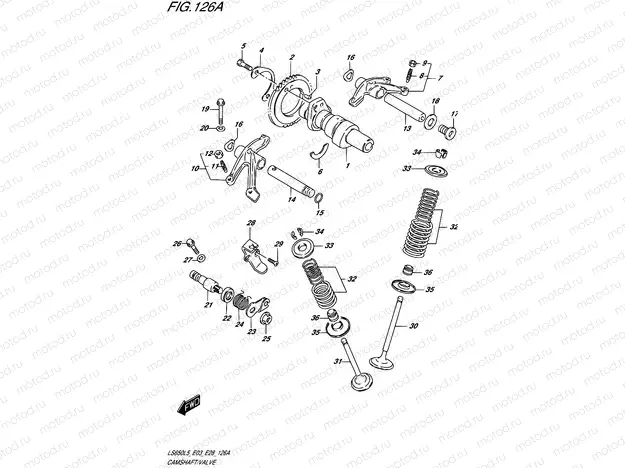 126A - CAMSHAFT/VALVE