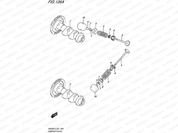 126A - CAMSHAFT/VALVE
