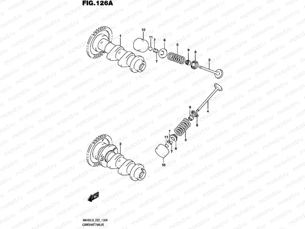 126A - CAMSHAFT/VALVE