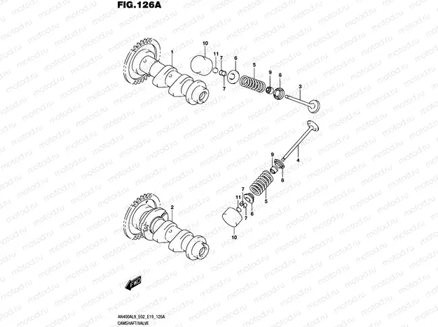 126A - CAMSHAFT/VALVE