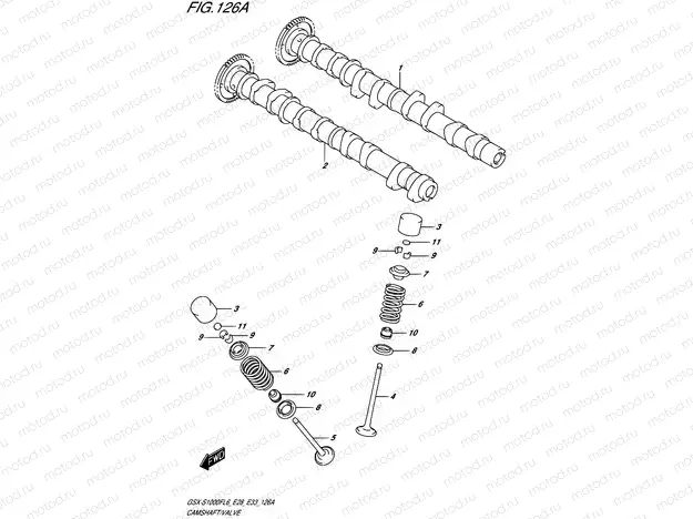 126A - CAMSHAFT/VALVE