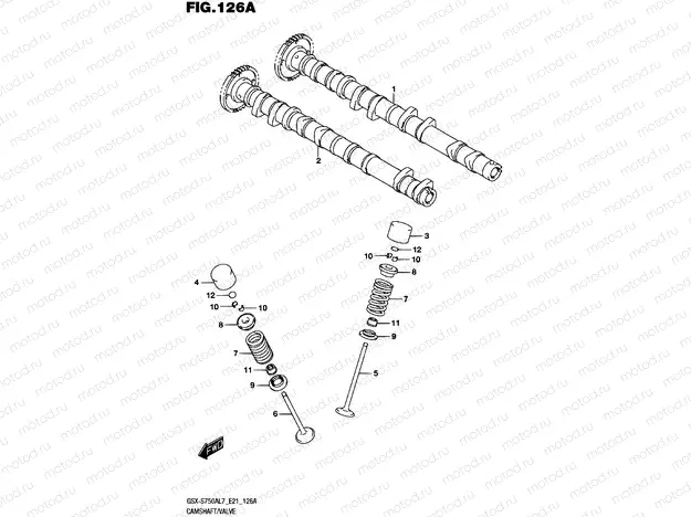 126A - CAMSHAFT/VALVE