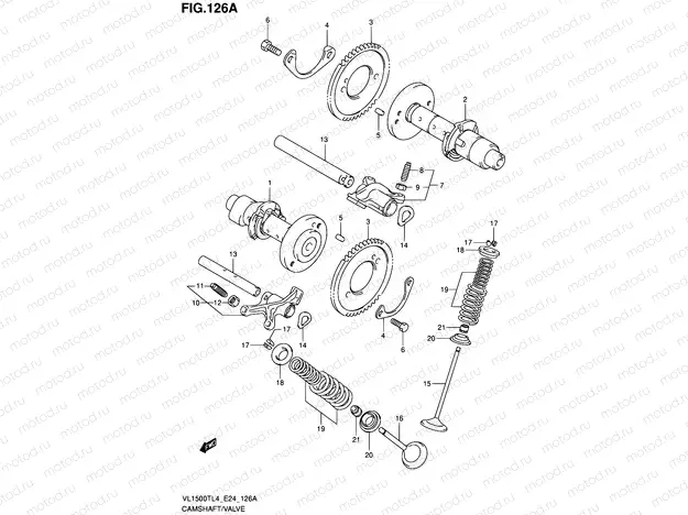 126A - CAMSHAFT/VALVE