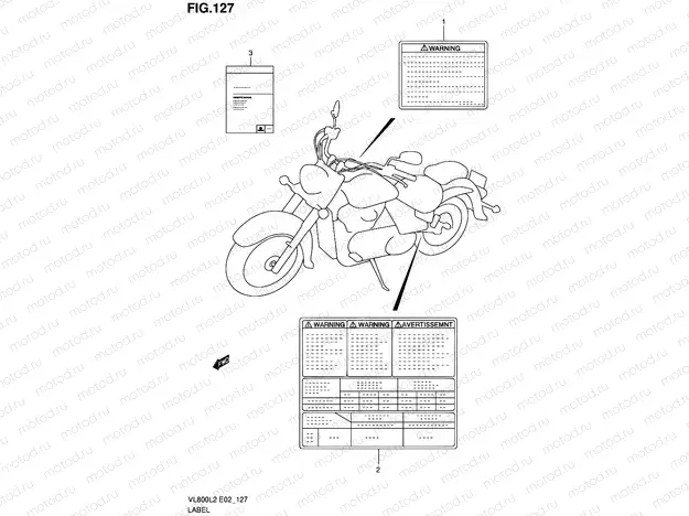127 - LABEL (VL800CUEL2 E19)
