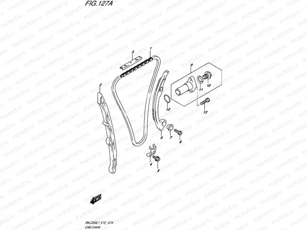 127A - CAM CHAIN
