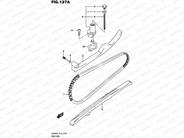 127A - CAM CHAIN