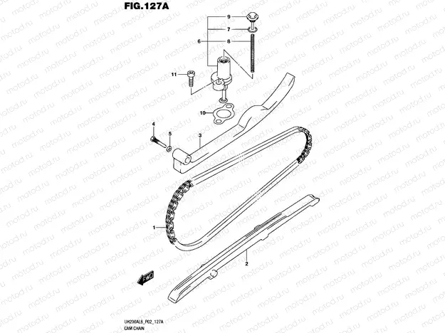 127A - CAM CHAIN