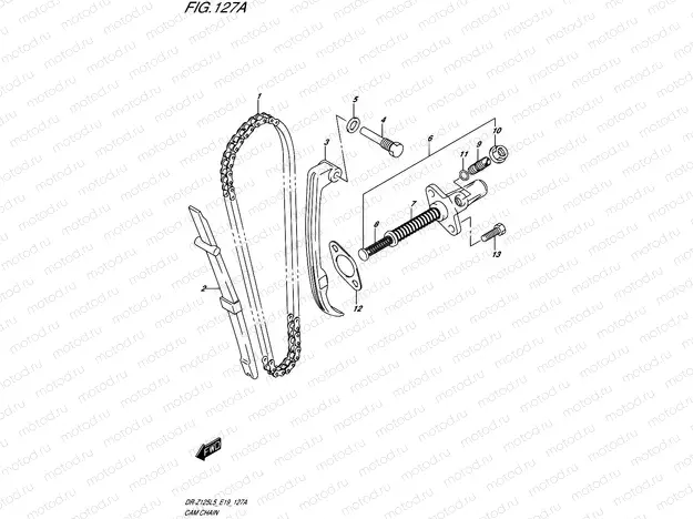 127A - CAM CHAIN