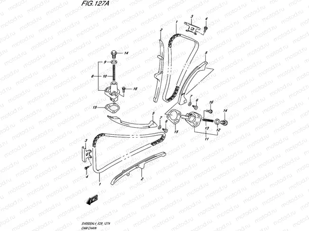 127A - CAM CHAIN