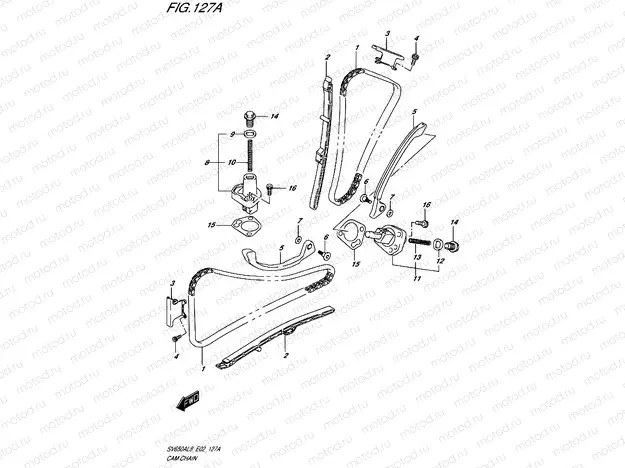 127A - CAM CHAIN