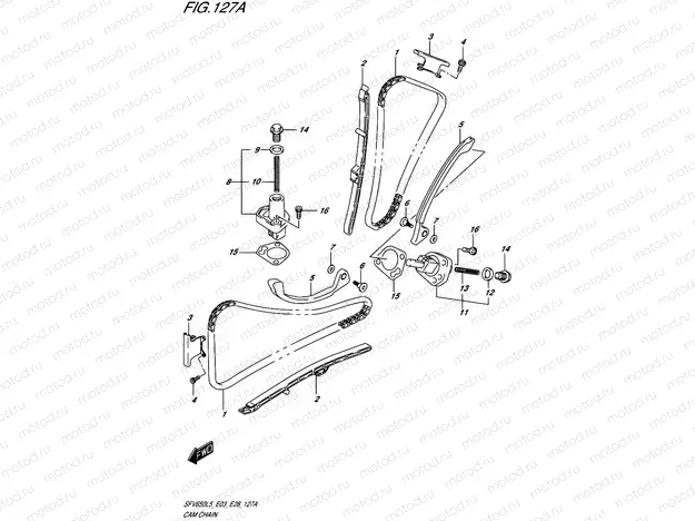 127A - CAM CHAIN