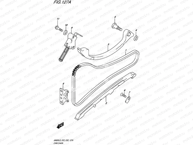 127A - CAM CHAIN